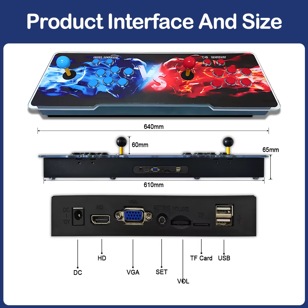 Konsol Arcade 29800 In 1 3D Re - Trackball Controller Arcade ulasan dan harga
